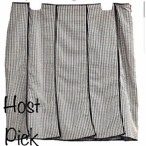 Tribella Vintage Mini Skirt Fully Lined in Black/White Check Women’s 14